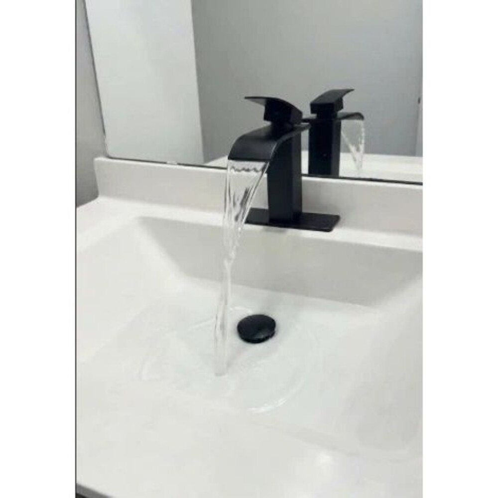 Matte Black Bathroom Sink Faucet New In Box
